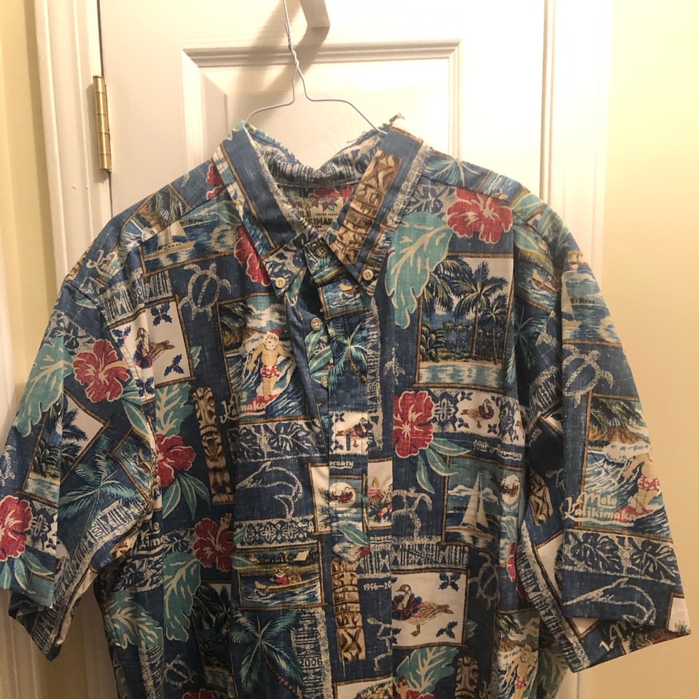 Reyn Spooner Christmas Shirt 50th Anniversary edition 1956-2006